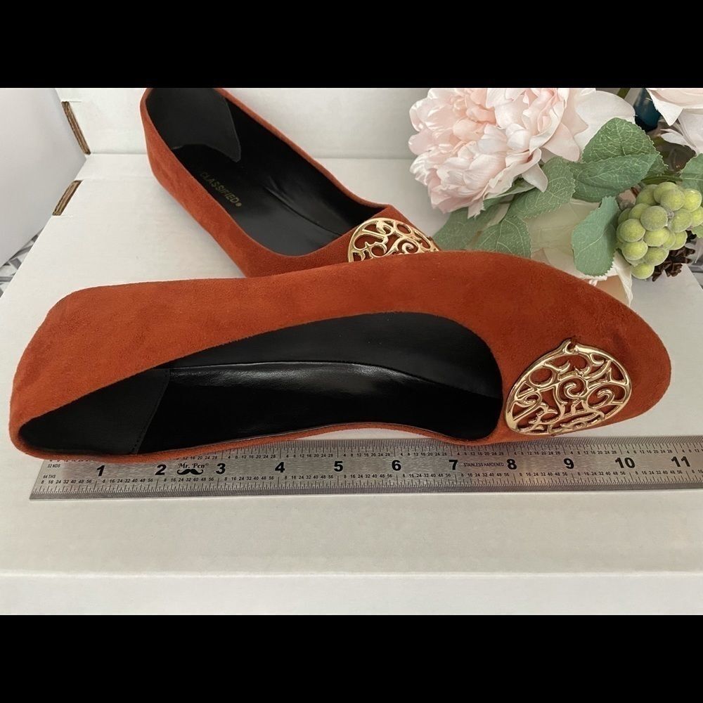 SOFT SUEDE LIKE COPPER FLATS‎ - Picture 4 of 7